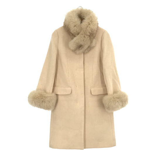 nano・universe | FOX fur 5way coat | 36 | Ivory | Women's