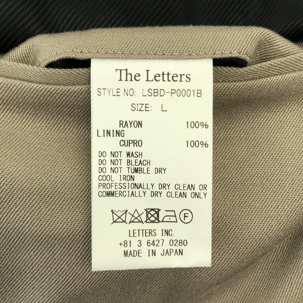 The Letters / レターズ | 2024SS | WESTERN WIDE TROUSERS RAYON GABARDINE レーヨンギャバジン ウエスタン ワイド トラウザー パンツ | グレー | L | メンズ