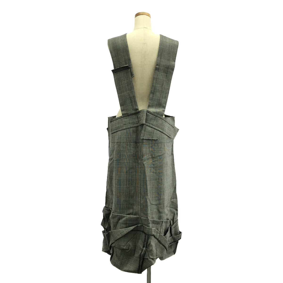 COMME des GARCONS | 2013SS | Glen check cut-off dress with suspender skirt | L | Women's