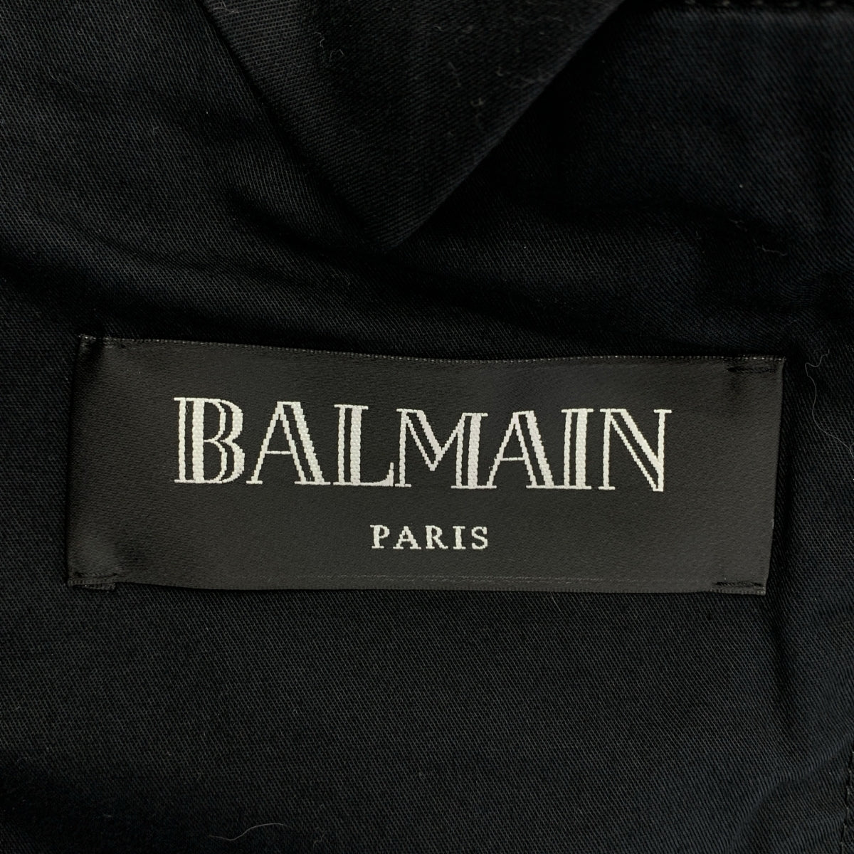 BALMAIN / バルマン | 2013AW | ラムスキン バイカー レザー ライダース ジャケット | 44 | メンズ