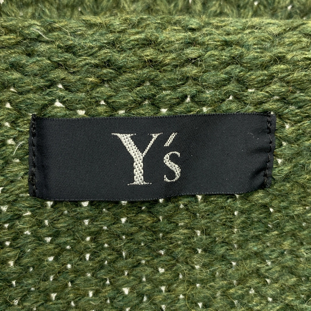 Y's / Y's Yohji Yamamoto | 2021 秋冬系列 | 羊毛考維坎絞花針織外套 |