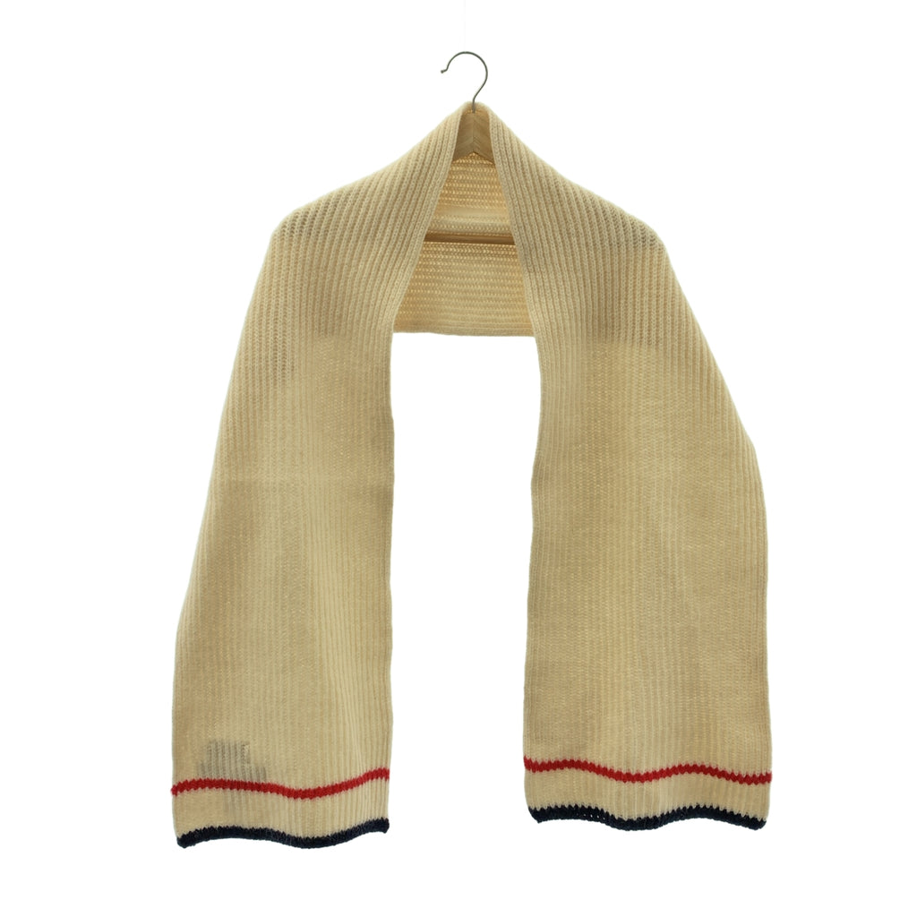 MAISON KITSUNE / メゾンキツネ | アルパカ ウール リブ ロングマフラー |