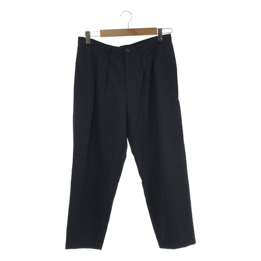 tricot COMME des GARCONS | 2012AW | 2-pleat wool tapered pants | M | Navy | Women's