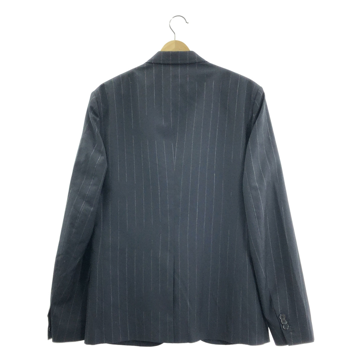 Maison Margiela / メゾンマルジェラ | 2017SS | STRIPE SUIT JACKET ウール ストライプ 2B テーラードジャケット | 48 | ネイビー | メンズ