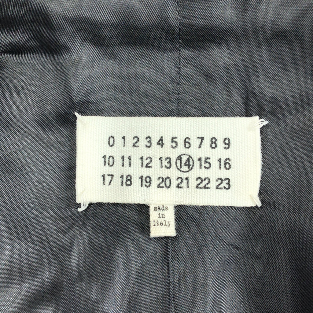 Maison Margiela / メゾンマルジェラ | 2017SS | STRIPE SUIT JACKET ウール ストライプ 2B テーラードジャケット | 48 | ネイビー | メンズ