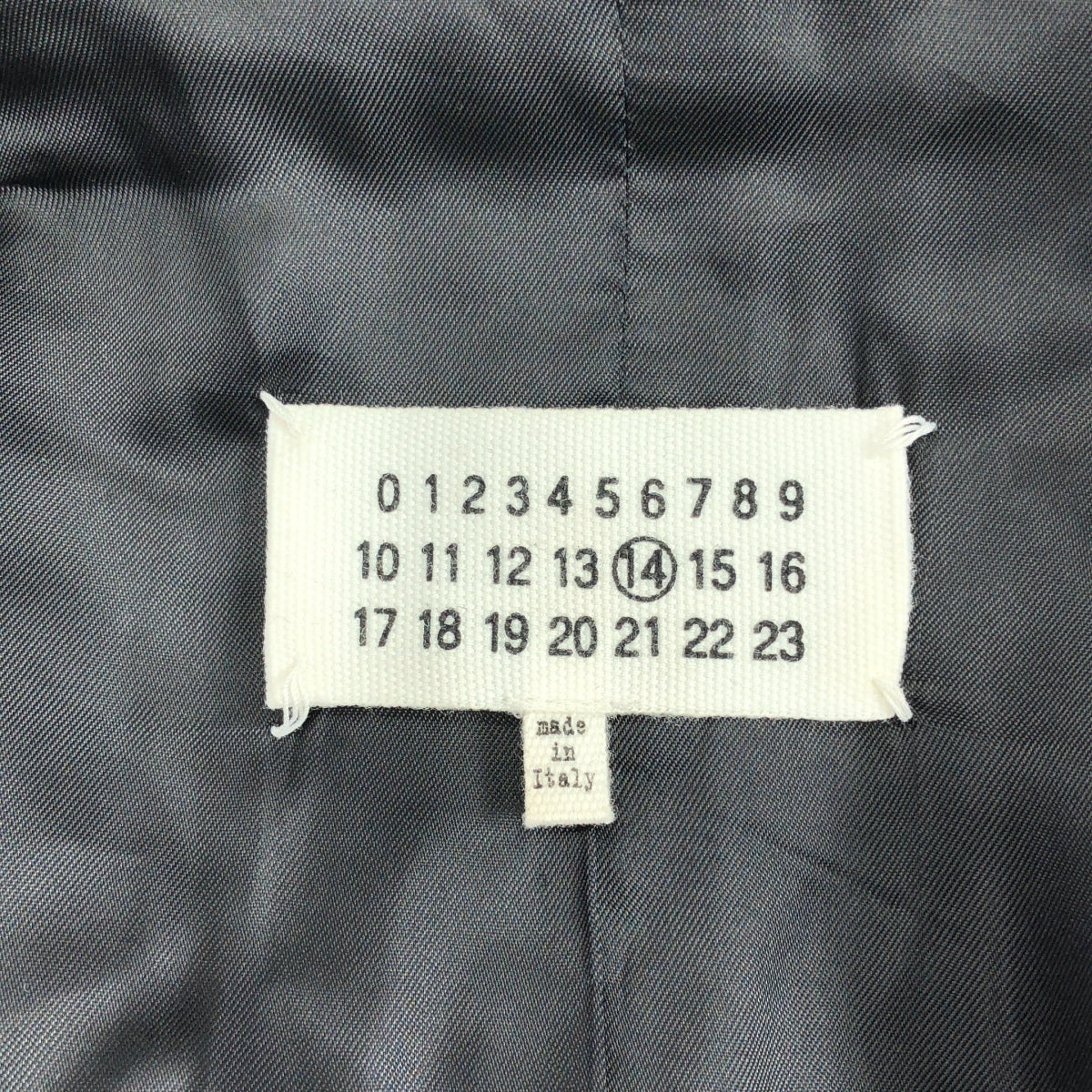 Maison Margiela / メゾンマルジェラ | 2017SS | STRIPE SUIT JACKET ウール ストライプ 2B テーラードジャケット | 48 | ネイビー | メンズ