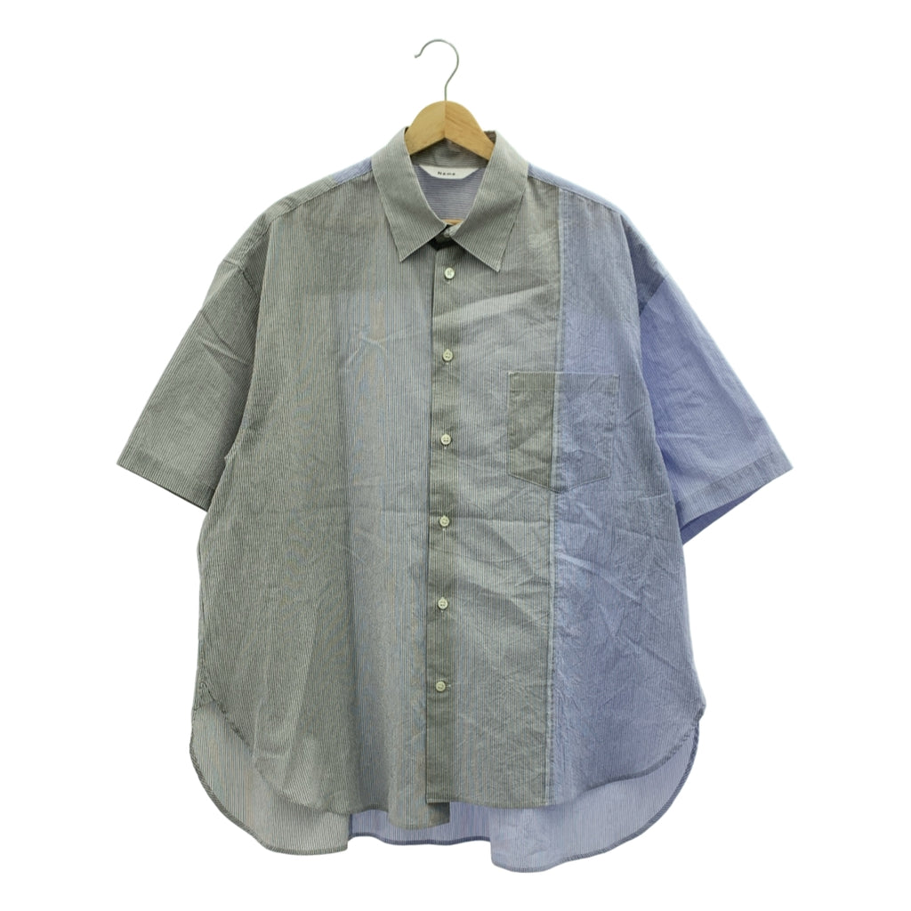 Name. / 이름 | 2023SS | 바이 컬러 스트라이프 오버 실루엣 셔츠 | 2 |