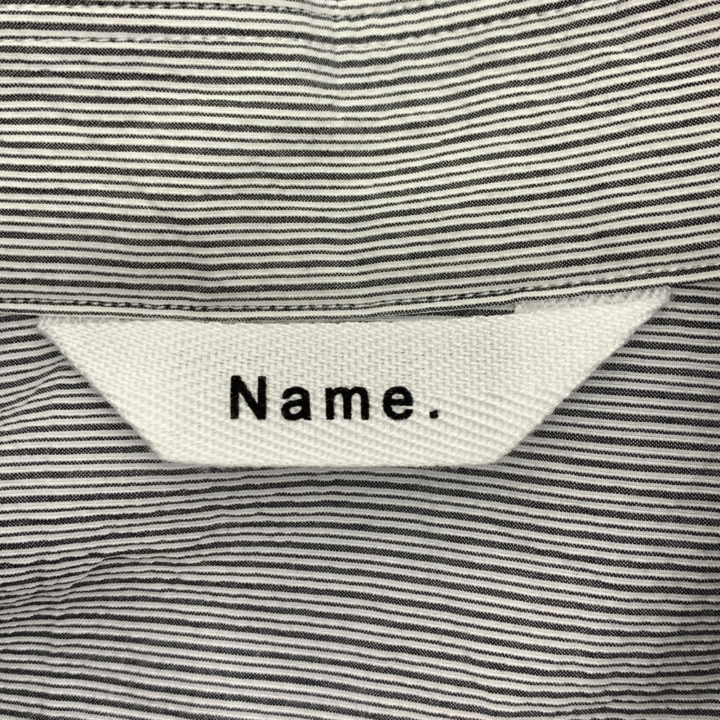 Name. / 이름 | 2023SS | 바이 컬러 스트라이프 오버 실루엣 셔츠 | 2 |