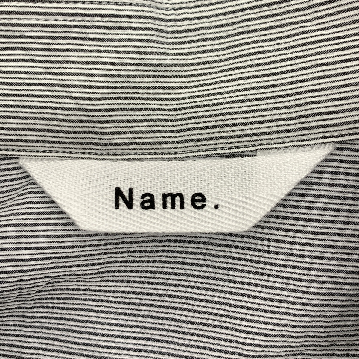 Name. / 이름 | 2023SS | 바이 컬러 스트라이프 오버 실루엣 셔츠 | 2 |