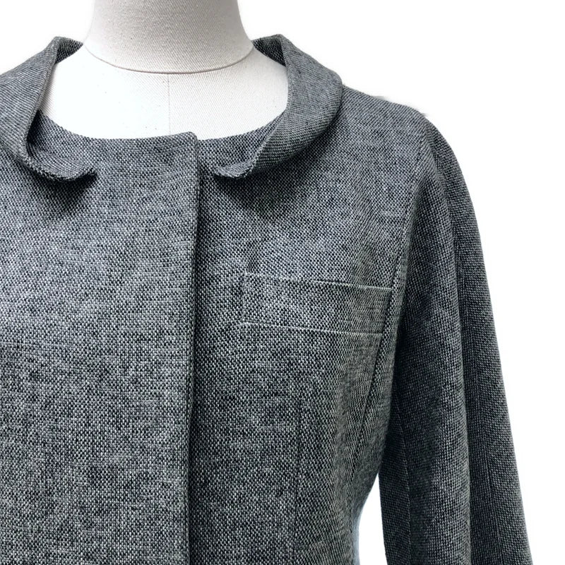 MARNI / マルニ | 変形カラー フライフロント コート / 総裏地 | 38 | レディース