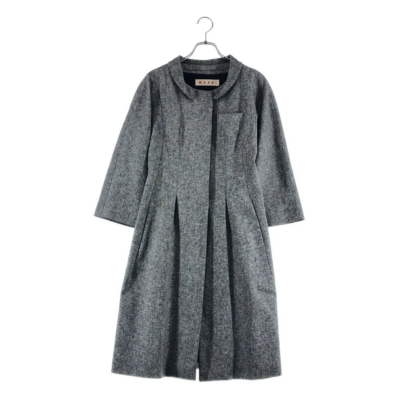 MARNI / マルニ | 変形カラー フライフロント コート / 総裏地 | 38 | レディース