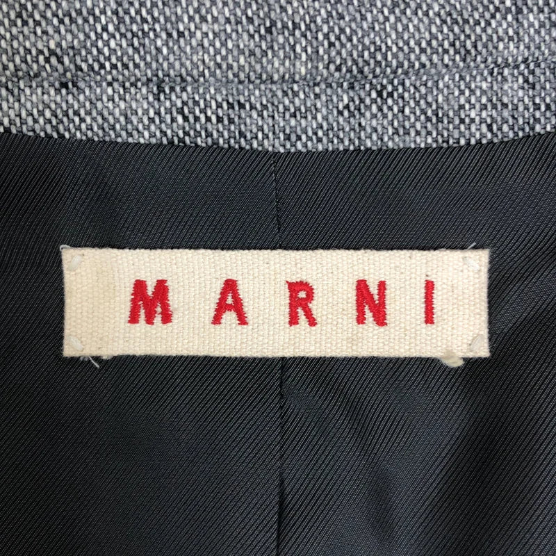 MARNI / マルニ | 変形カラー フライフロント コート / 総裏地 | 38 | レディース