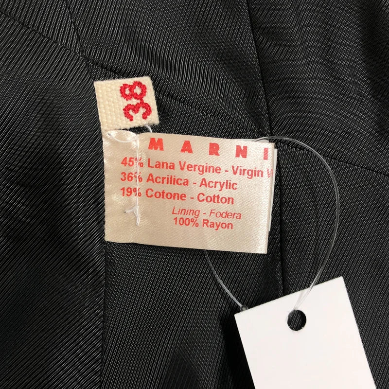 MARNI / マルニ | 変形カラー フライフロント コート / 総裏地 | 38 | レディース