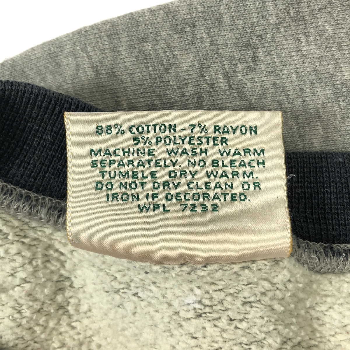 L.L.BEAN / エルエルビーン | 1980s | ×RUSSELL ATHLETIC / ヴィンテージ ヘンリーネック スウェット | XL | グレー | メンズ