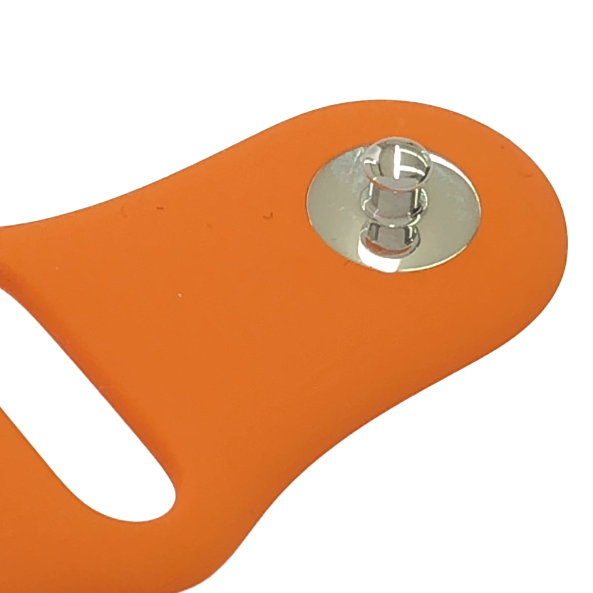 【美品】  HERMES / エルメス | Apple Watch アップルウォッチ / 41MM シリコンバンド 替えベルト セリエボタン | S/M | オレンジ