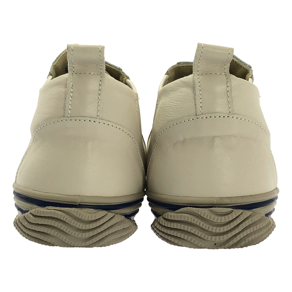 【成色極佳】SPINGLE MOVE | 皮革側邊鬆緊帶運動鞋 | 43碼 | 白色 | 男款