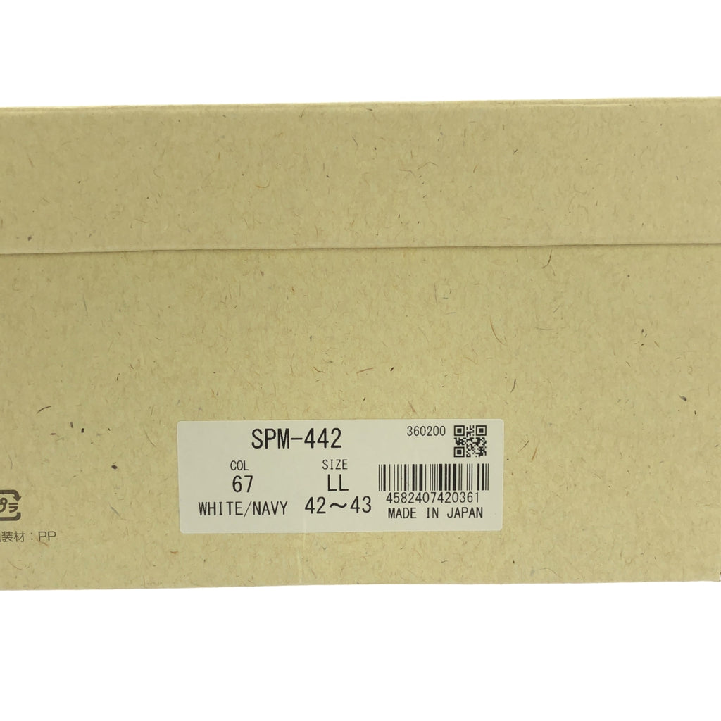 【成色極佳】SPINGLE MOVE | 皮革側邊鬆緊帶運動鞋 | 43碼 | 白色 | 男款