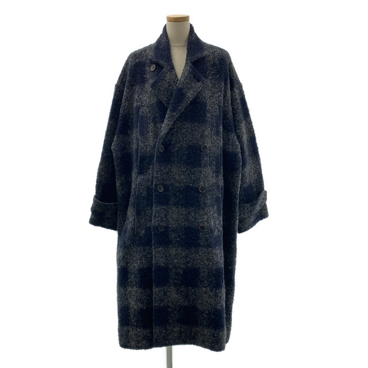 HENRIK VIBSKOV / ヘンリックヴィブスコフ | ウール オーバーシルエット コート | S | レディース