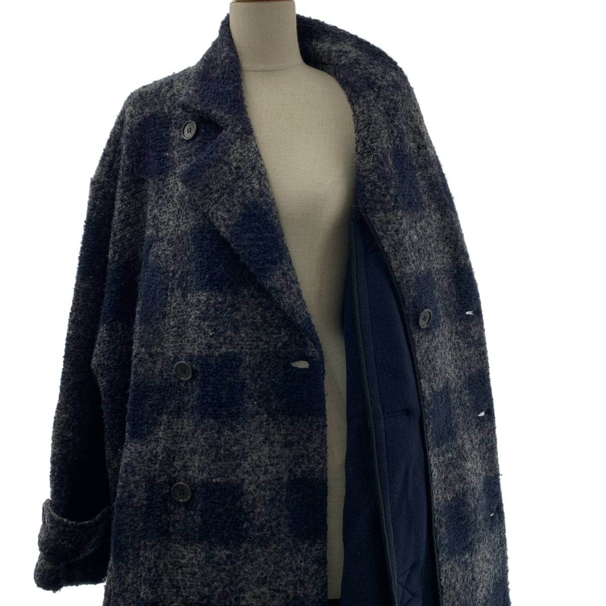 HENRIK VIBSKOV / ヘンリックヴィブスコフ | ウール オーバーシルエット コート | S | レディース