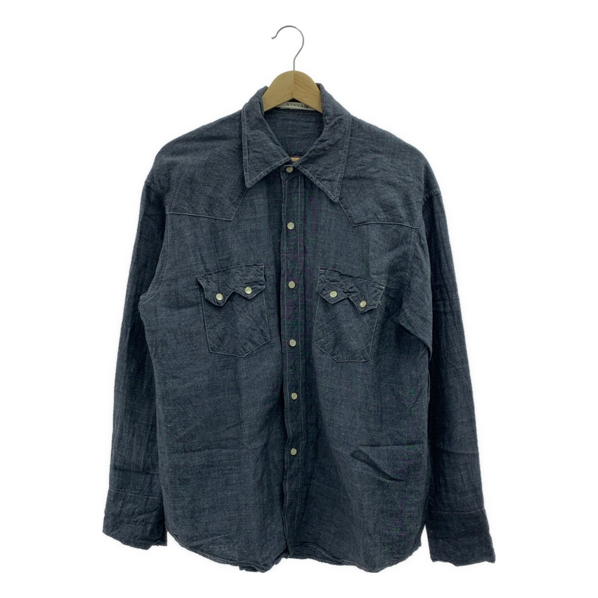 ANSNAM / アンスナム | western デニム ウエスタンシャツ | 02 | メンズ