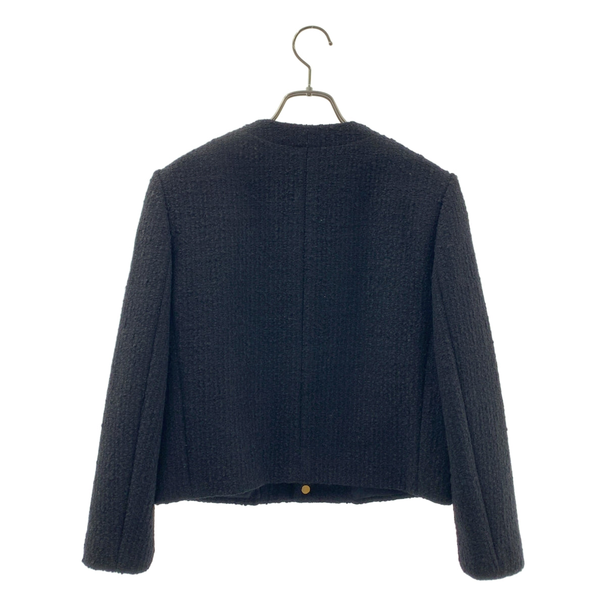 美品】 CELINE / セリーヌ | ブークレツイード 金ボタン ノーカラー