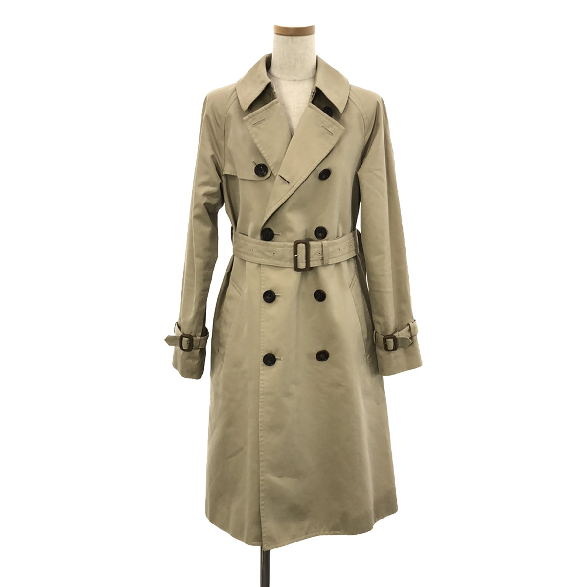 nookandcranny / ヌークアンドクラニー | ベルテッド トレンチコート / 総裏地 | 0 | ベージュ | レディース