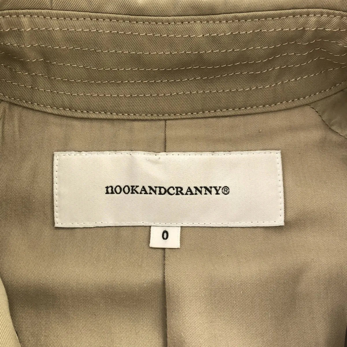 nookandcranny / 누크 앤 클라니 | 벨티드 트렌치 코트 / 총 안감 | 0 | 베이지 | 여성