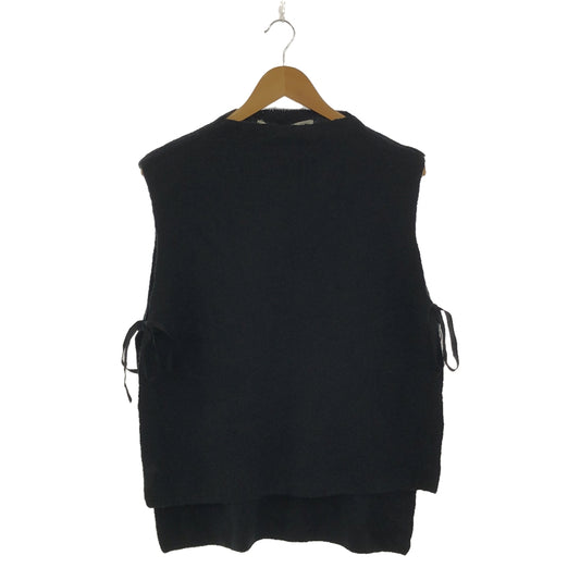 MidiUmi | Wool side ribbon knit vest pullover | F | Women's