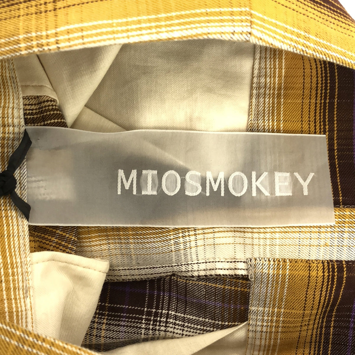 MIOSMOKEY | Checked Roll-up 2-pleat Pants | Size 36 | Multicolor | Women's