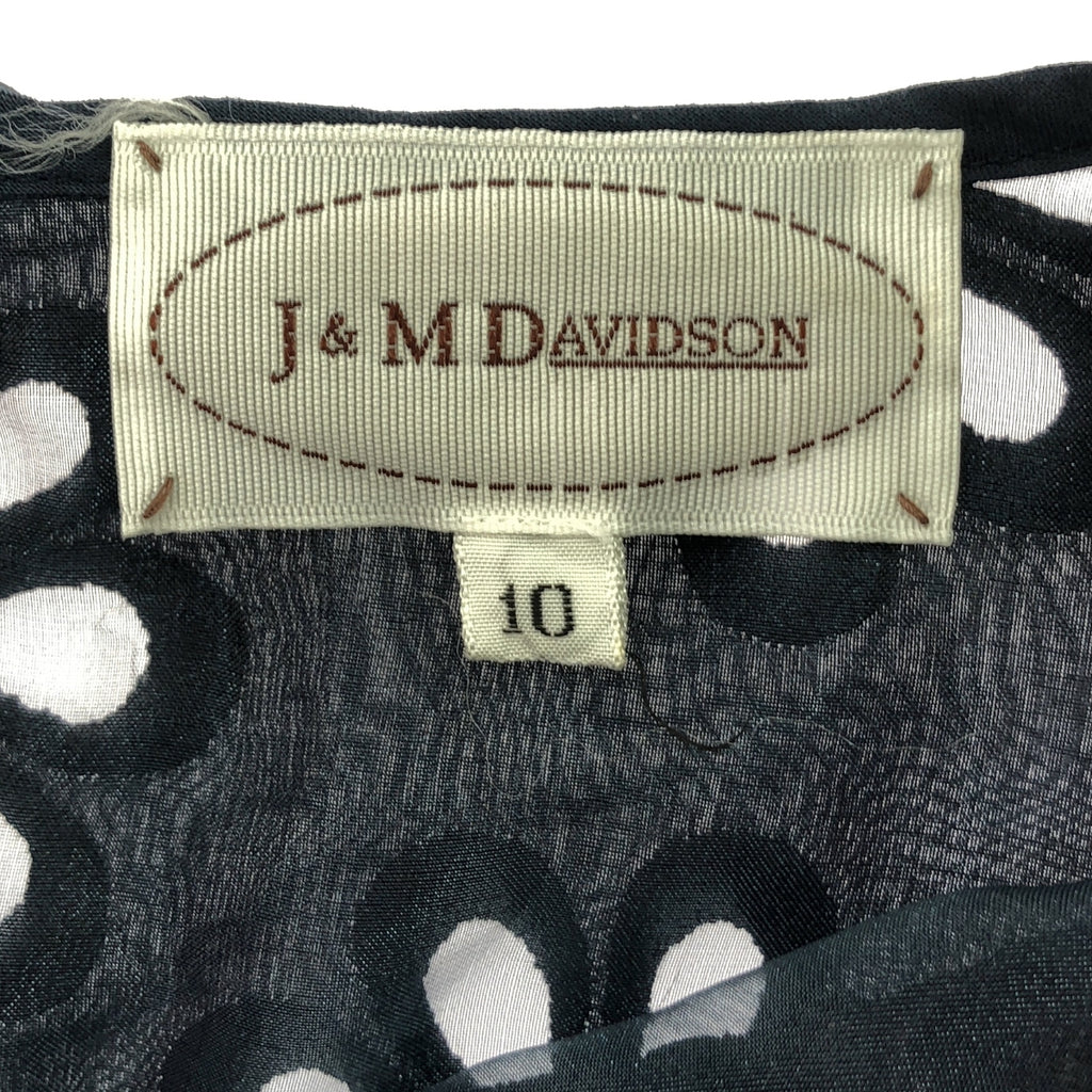 J&M DAVIDSON / ジェイアンドエムデヴィッドソン | フラワー カットワーク プルオーバーブラウス | 10 | ネイビー | レディース