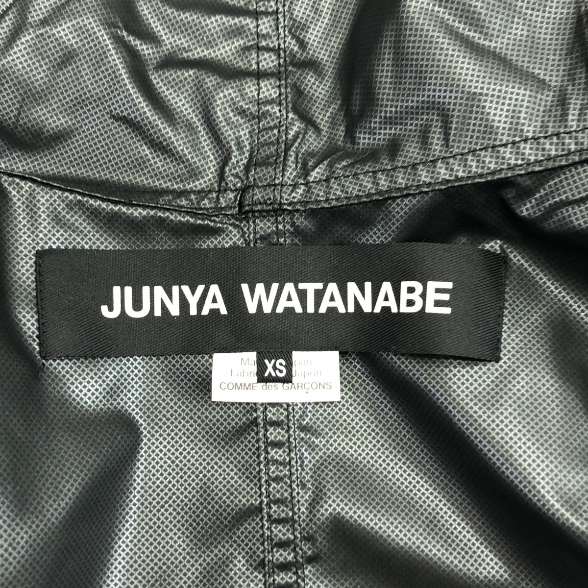 JUNYA WATANABE COMME des GARCONS / ジュンヤワタナベ | 2024SS | ポリエステル オーバーシルエット ドローストリング モッズコート フーディ | XS | レディース
