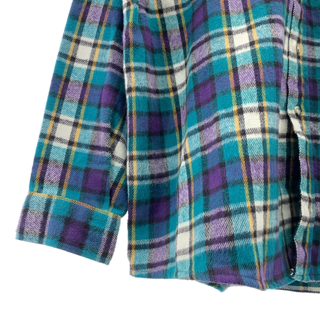 FIVE BROTHER / ファイブブラザー | 1990s | ヴィンテージ USA製 コットンフランネル チェックシャツ | XL | メンズ