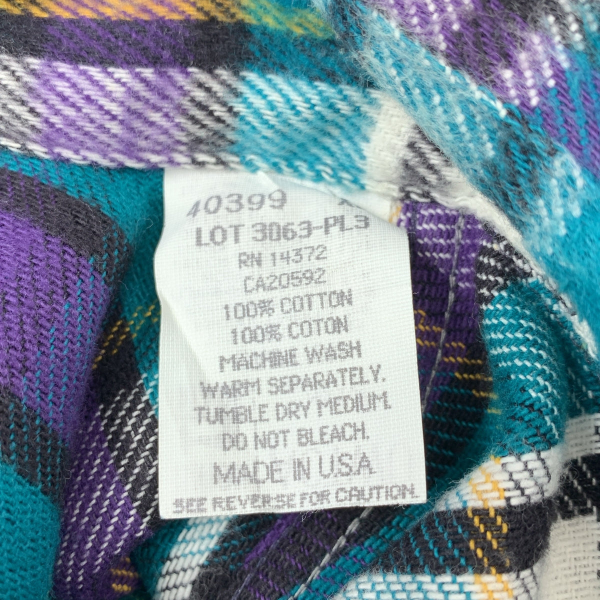 FIVE BROTHER / ファイブブラザー | 1990s | ヴィンテージ USA製 コットンフランネル チェックシャツ | XL | メンズ