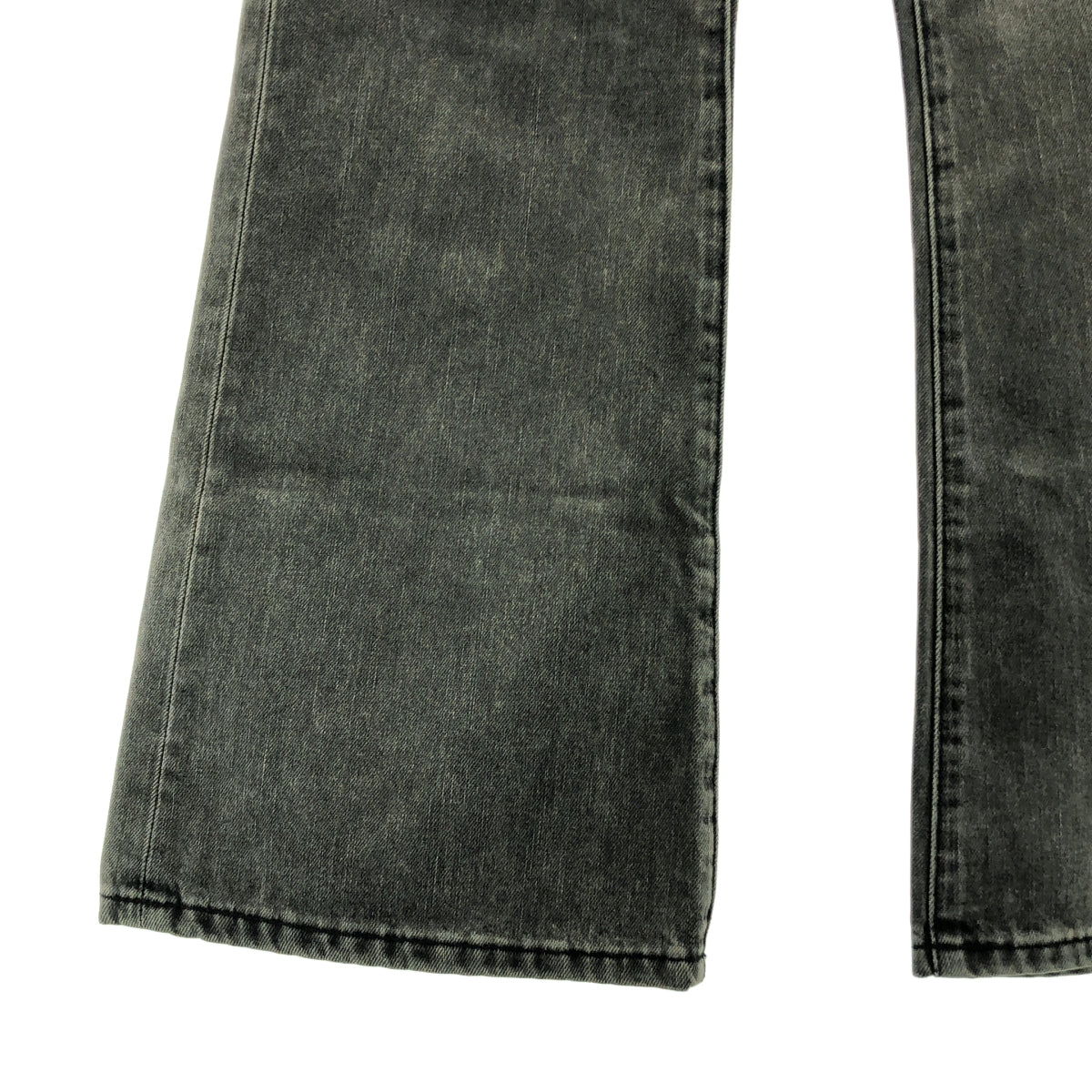 MASONPRINCE / メイソンプリンス | レザーパッチ ブラックデニム パンツ |