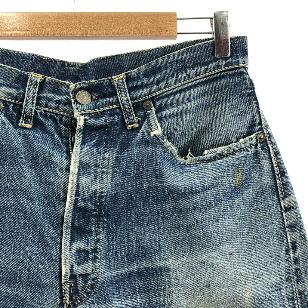 Levi's / リーバイス | 1960s | ヴィンテージ 501XX BigE 刻印J 足長R 均等V 隠しリベット セルビッチ デニムパンツ |