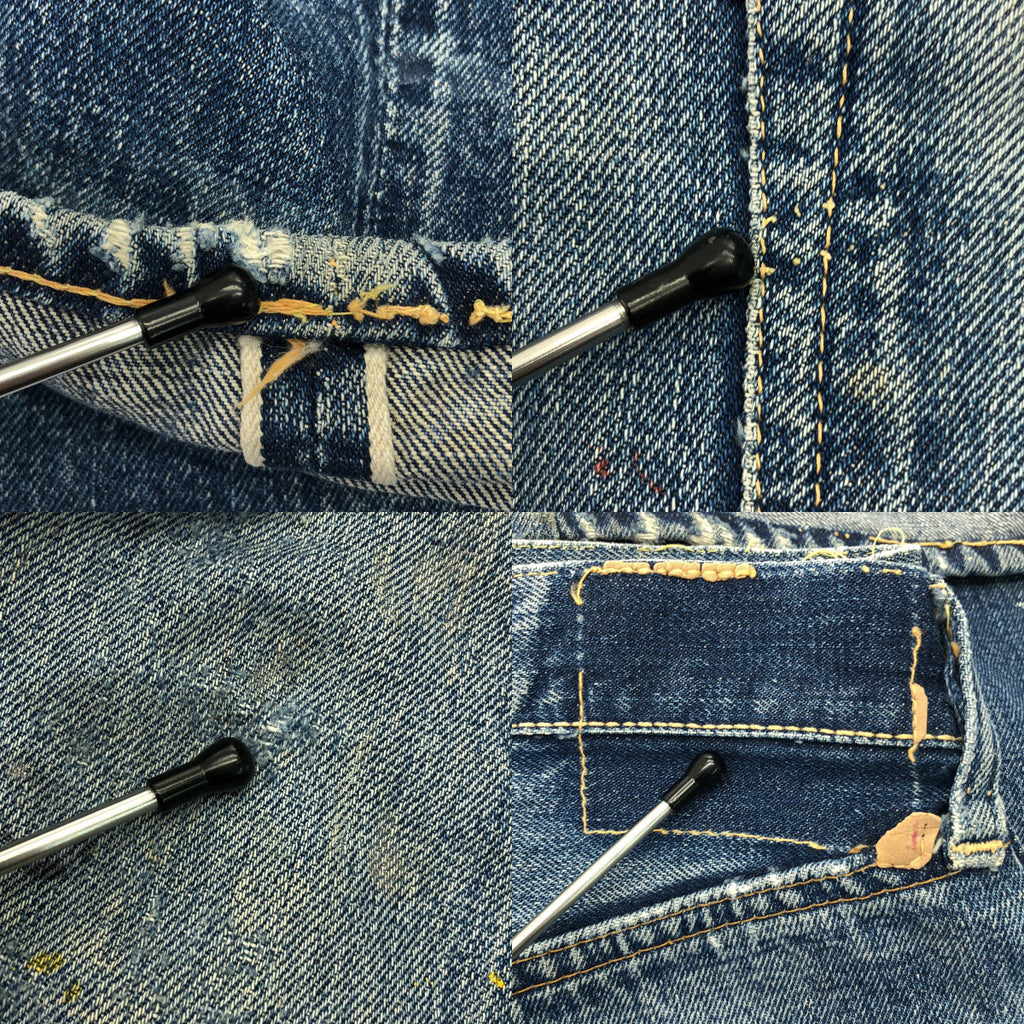 Levi's / リーバイス | 1960s | ヴィンテージ 501XX BigE 刻印J 足長R 均等V 隠しリベット セルビッチ デニムパンツ |