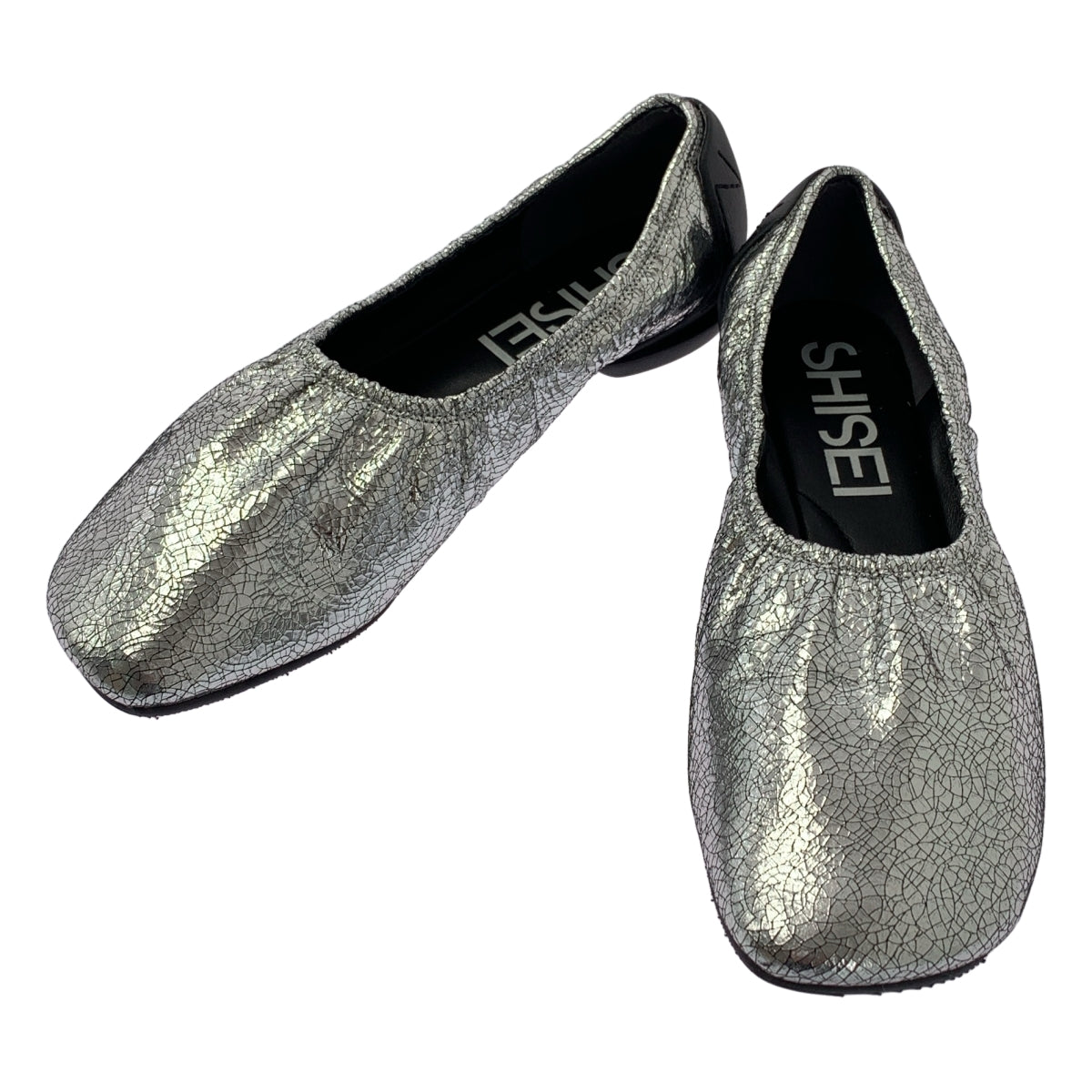 SHISEI | 金屬色芭蕾舞鞋 | 尺寸 36 1/2 | 女款