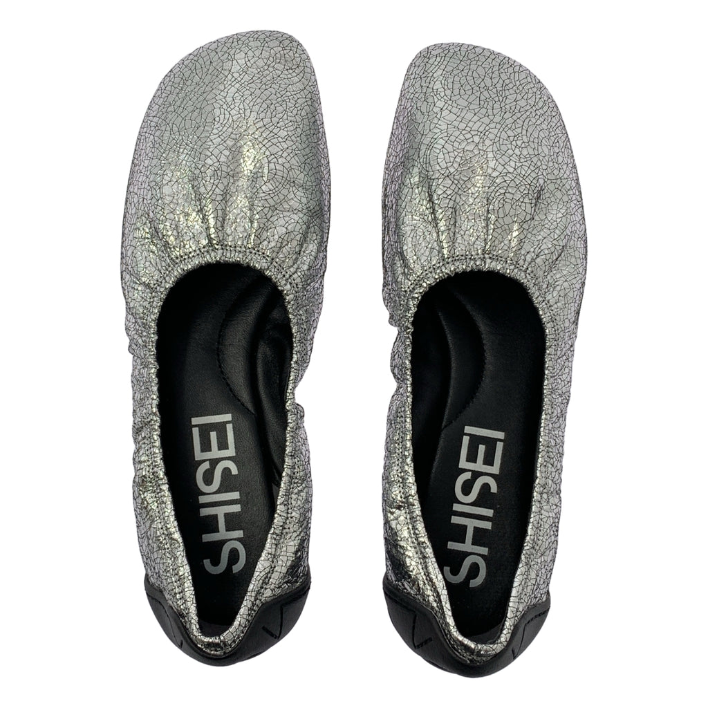 SHISEI | 金屬色芭蕾舞鞋 | 尺寸 36 1/2 | 女款