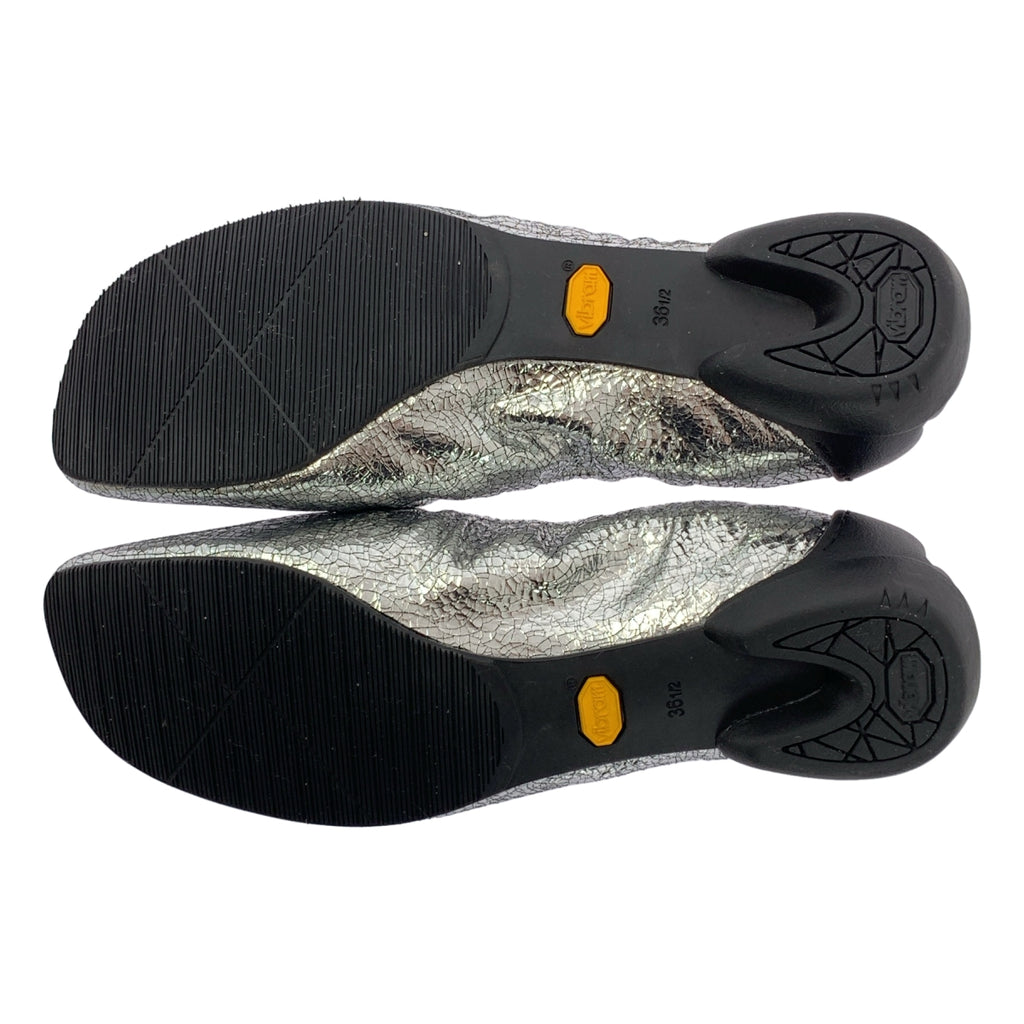 SHISEI | 金屬色芭蕾舞鞋 | 尺寸 36 1/2 | 女款