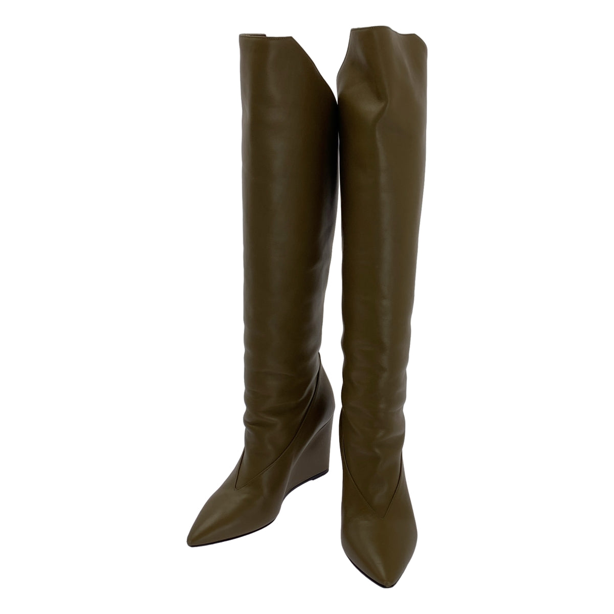 愛馬仕 | 真皮尖頭長靴 | 37碼 | 女士