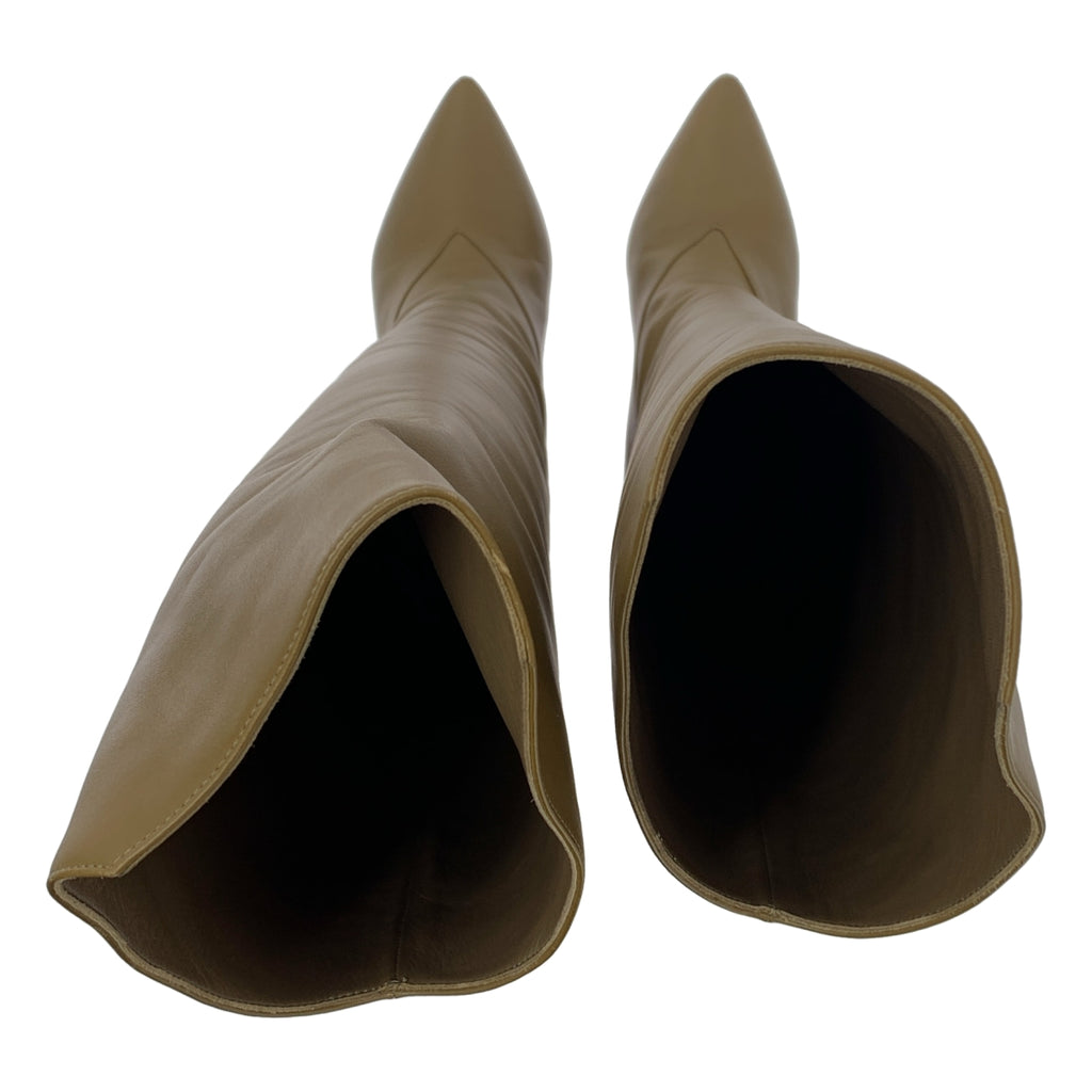 愛馬仕 | 真皮尖頭長靴 | 37碼 | 女士