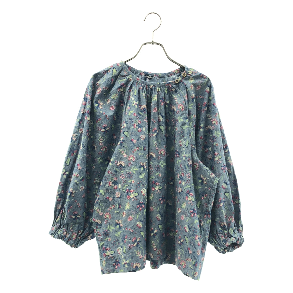 45r / 포티파이브알 | 2023SS | 던가리 춘화 프린트 푸카 퍼프 블라우스 | 2 | 여성