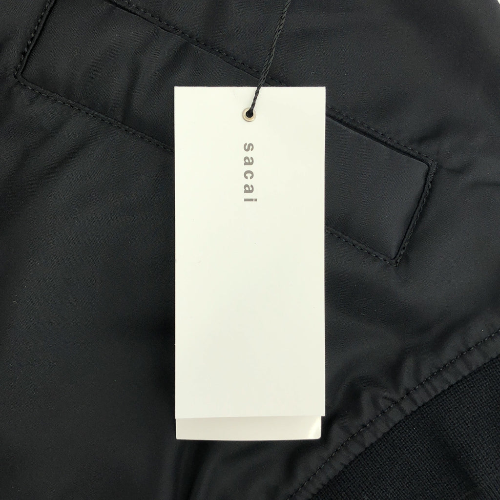 sacai | 2024SS | 尼龍斜紋布外套 | 尼龍喇叭袖外套 | 尺寸 1 | 女款