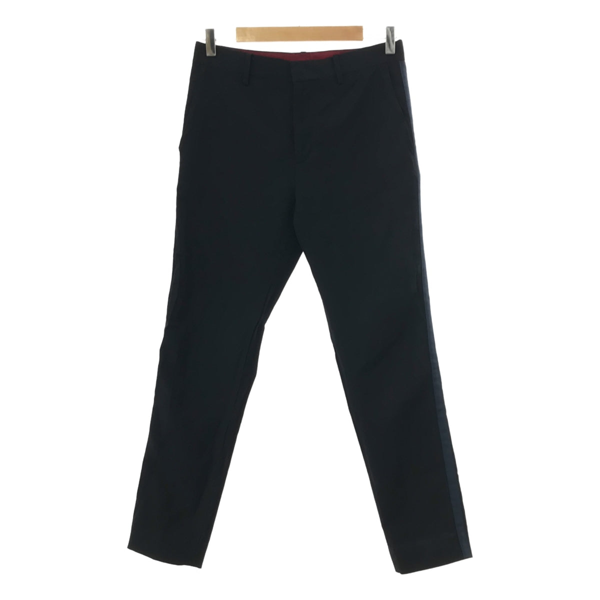 John UNDERCOVER / John Undercover | PE Shrink Side Stripe Slacks Pants | 2 | Navy | Men's