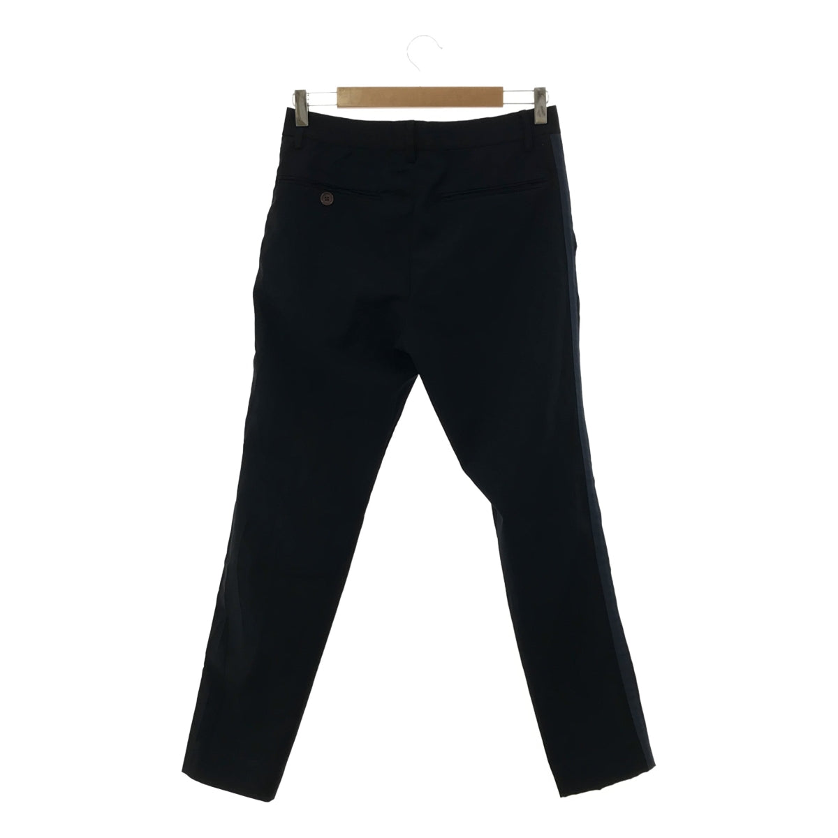 John UNDERCOVER / John Undercover | PE Shrink Side Stripe Slacks Pants | 2 | Navy | Men's