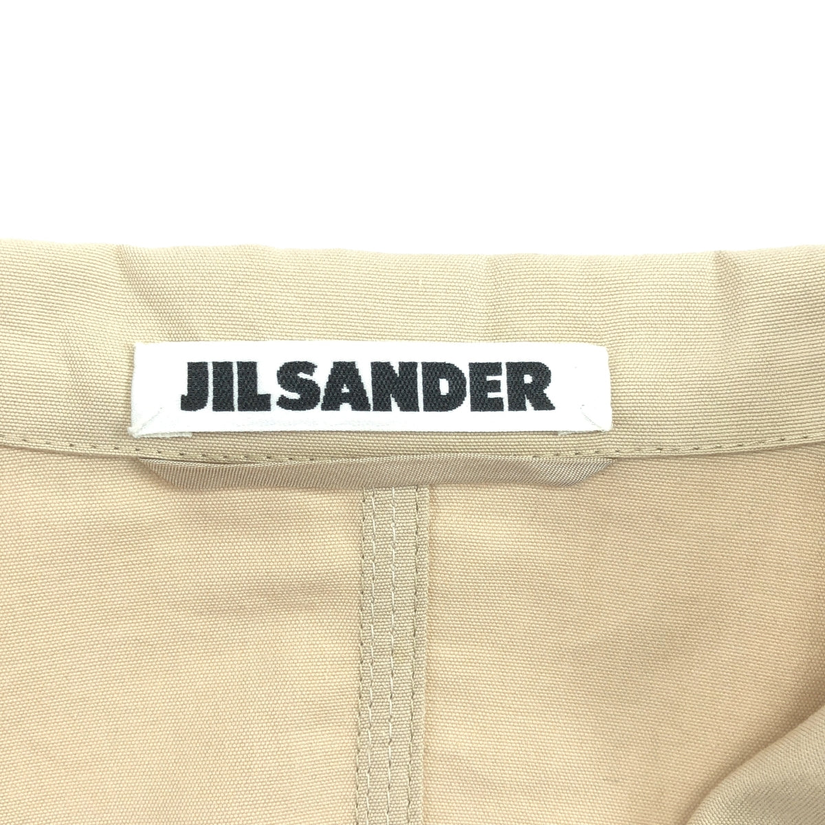 JIL SANDER / 질썬더 | 코튼 실크 테일러드 재킷 | 38 | 베이지 | 여성