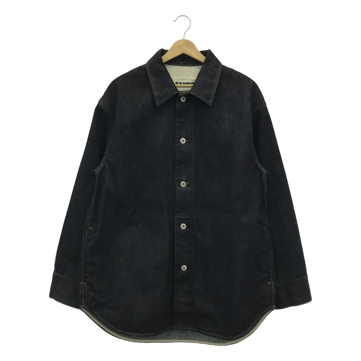 [Good Condition] JIL SANDER | 2024AW | Dark Navy Denim Overshirt Jacket | S | Indigo | Men's