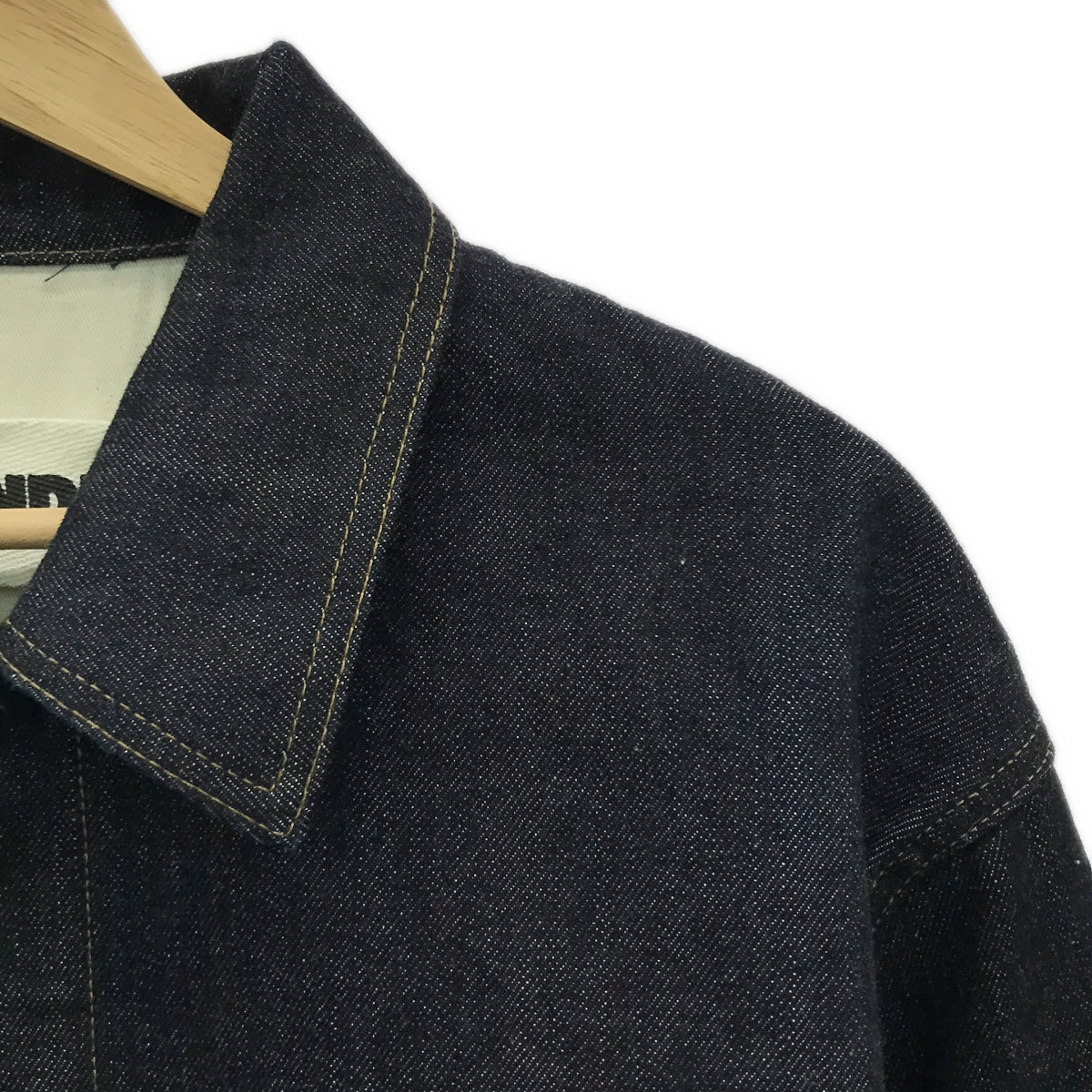 [Good Condition] JIL SANDER | 2024AW | Dark Navy Denim Overshirt Jacket | S | Indigo | Men's