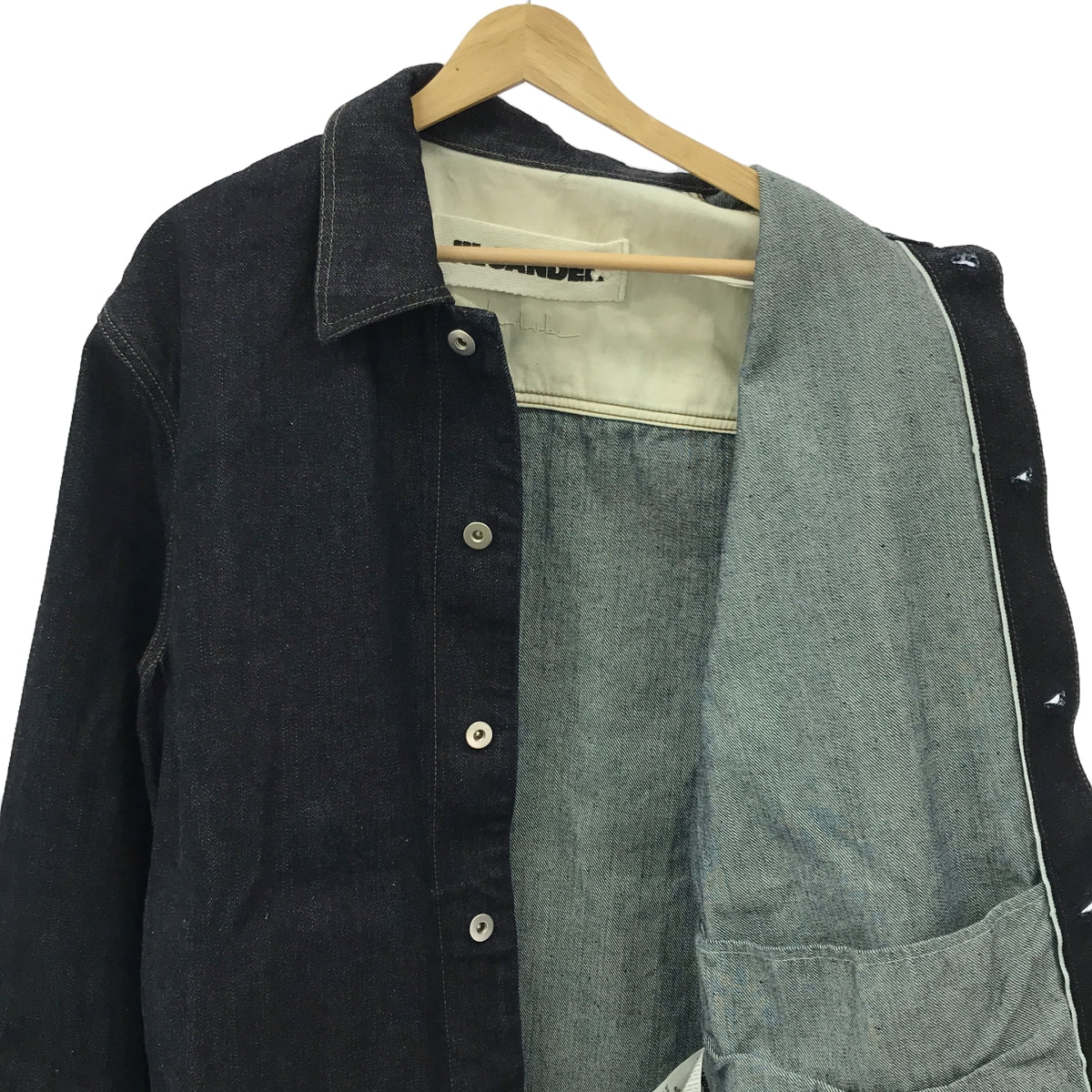 [Good Condition] JIL SANDER | 2024AW | Dark Navy Denim Overshirt Jacket | S | Indigo | Men's