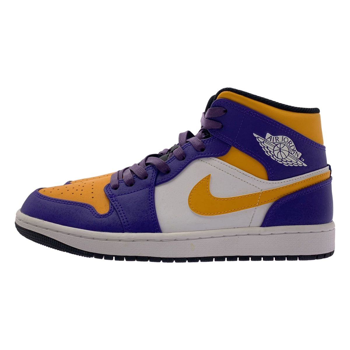NIKE / ナイキ | AIR JORDAN 1 MID Lakers エアジョーダン ハイカット スニーカー | 27 | メンズ